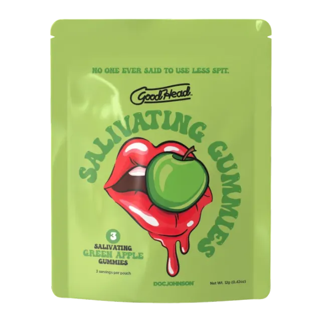 GoodHead Salivating Enhancers Green Apple gummies 1 stuk