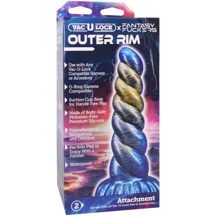 The Classics Fantasy Fuckers Outer Rim dildo blauw