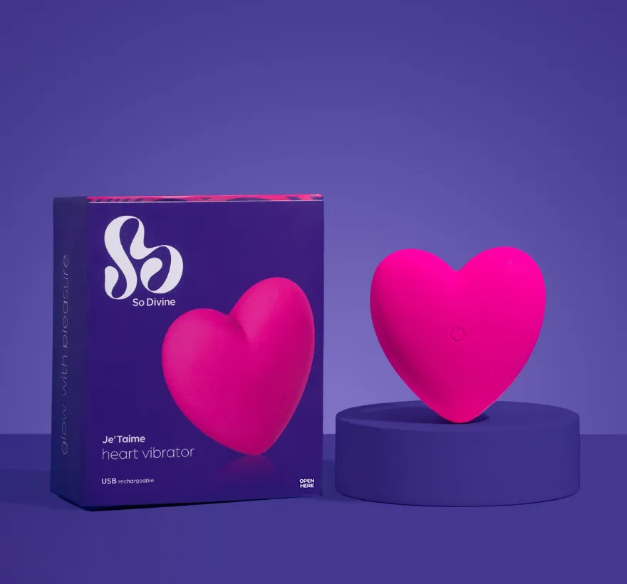 So Divine Je t'aime Hart Vibrator 12 standen