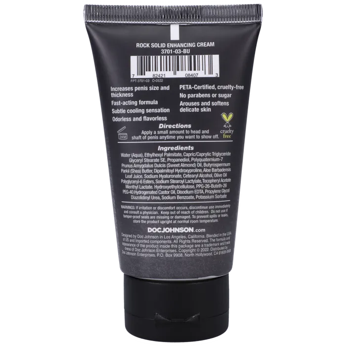 ROCK SOLID Enhancing Cream intieme crème man 2 oz 56g