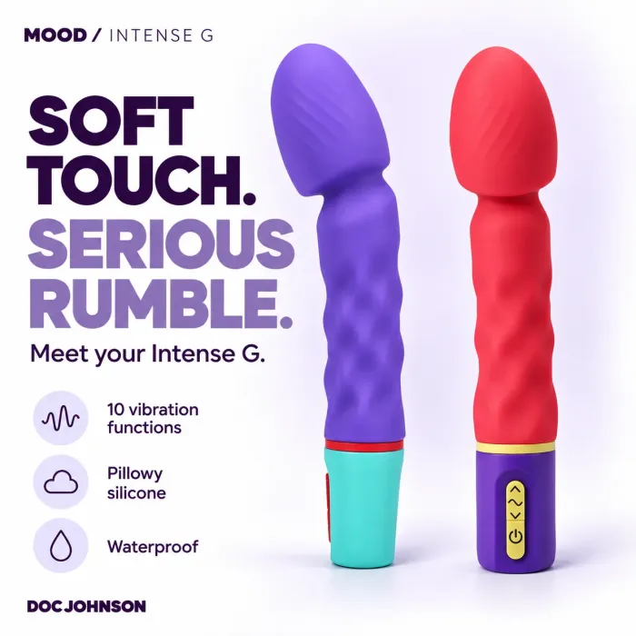 Mood Intense G Vibrator Roze siliconen 10 standen