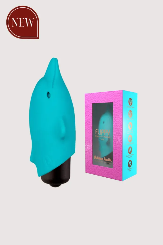 Adrien Lastic Pocket Dolphin minivibrator silicone dolfijn