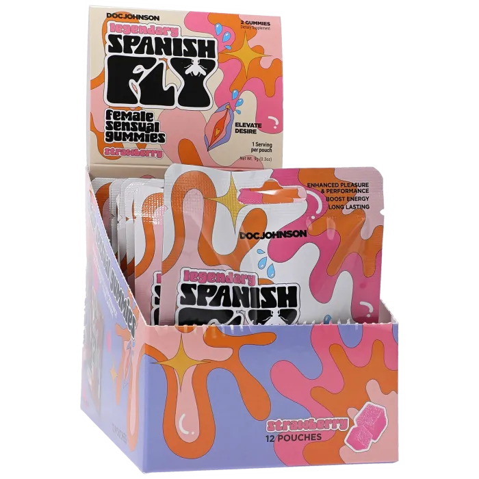 Spanish Fly Sensual gummies aardbei voor haar single