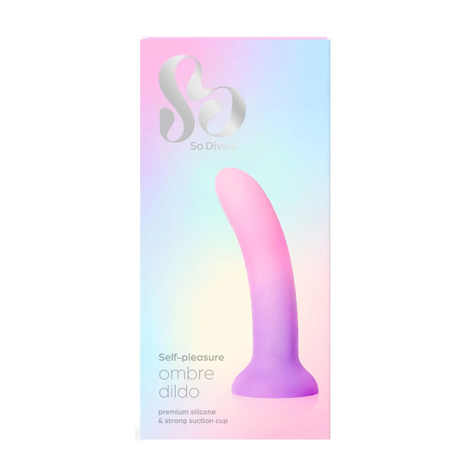 So Divine Ombre Siliconen dildo 6 Inch met zuignap
