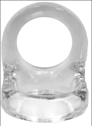 Rock Solid The Hoist cockring clear dubbel TPE stretch
