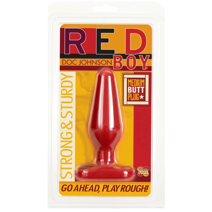 The Classics Red Boy buttplug medium rood 12,7 cm