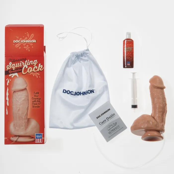 The Classics Amazing Squirting Realistic Cock dildo 15 cm