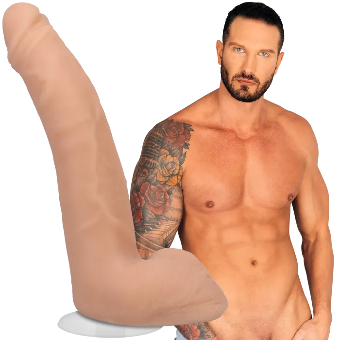 The Classics Signature Cocks Quinton James dildo 9.5 inch zuignap