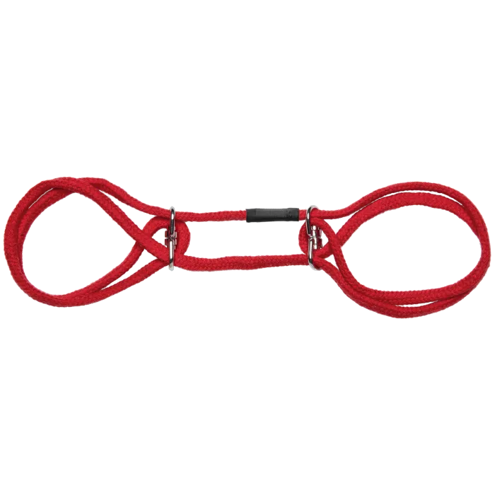 The Classics Japanese Style Bondage enkel- en polsboeien rood katoen