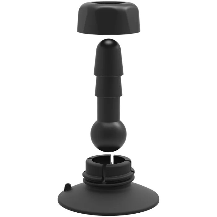 The Classics Vac-U-Lock 360 zuignap zwart swivel plug