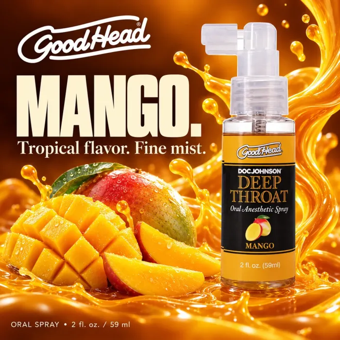 The Classics GoodHead Deep Throat spray mango 59 ml