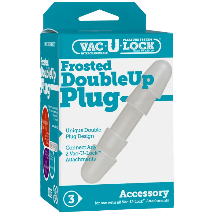 The Classics Vac-U-Lock Frosted Double Up plug