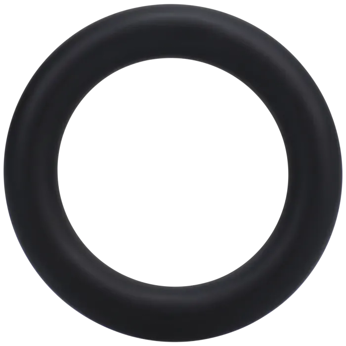 The Classics Rock Solid Silicone Gasket Large cockring siliconen zwart