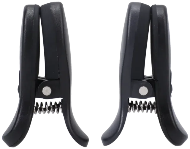 Merci Vibro Grippers vibrerende tepelklemmen met oplaadcase zwart