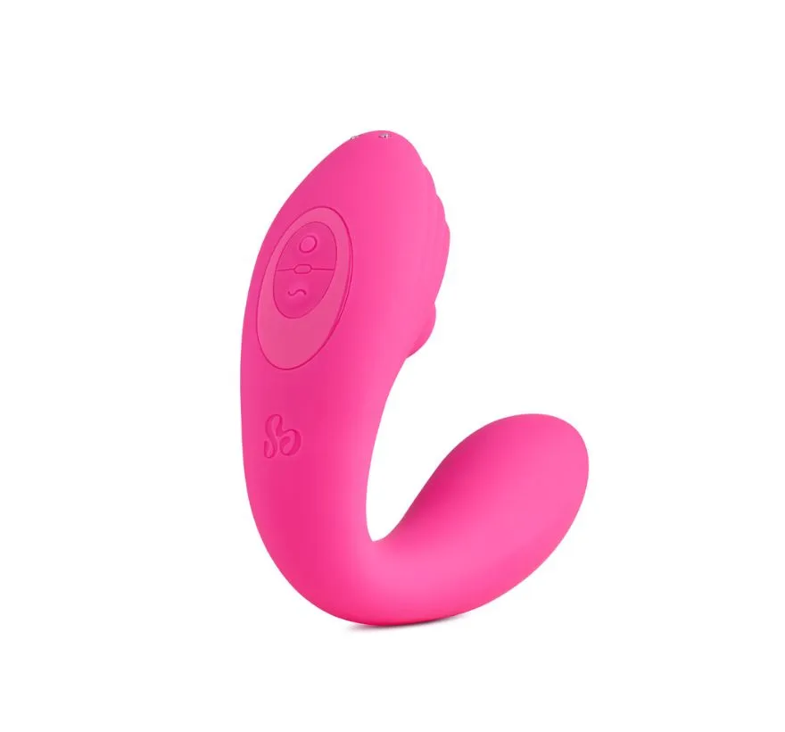 So Divine Pearl Vibe 2in1 G-spot Vibrator Zuiger Roze