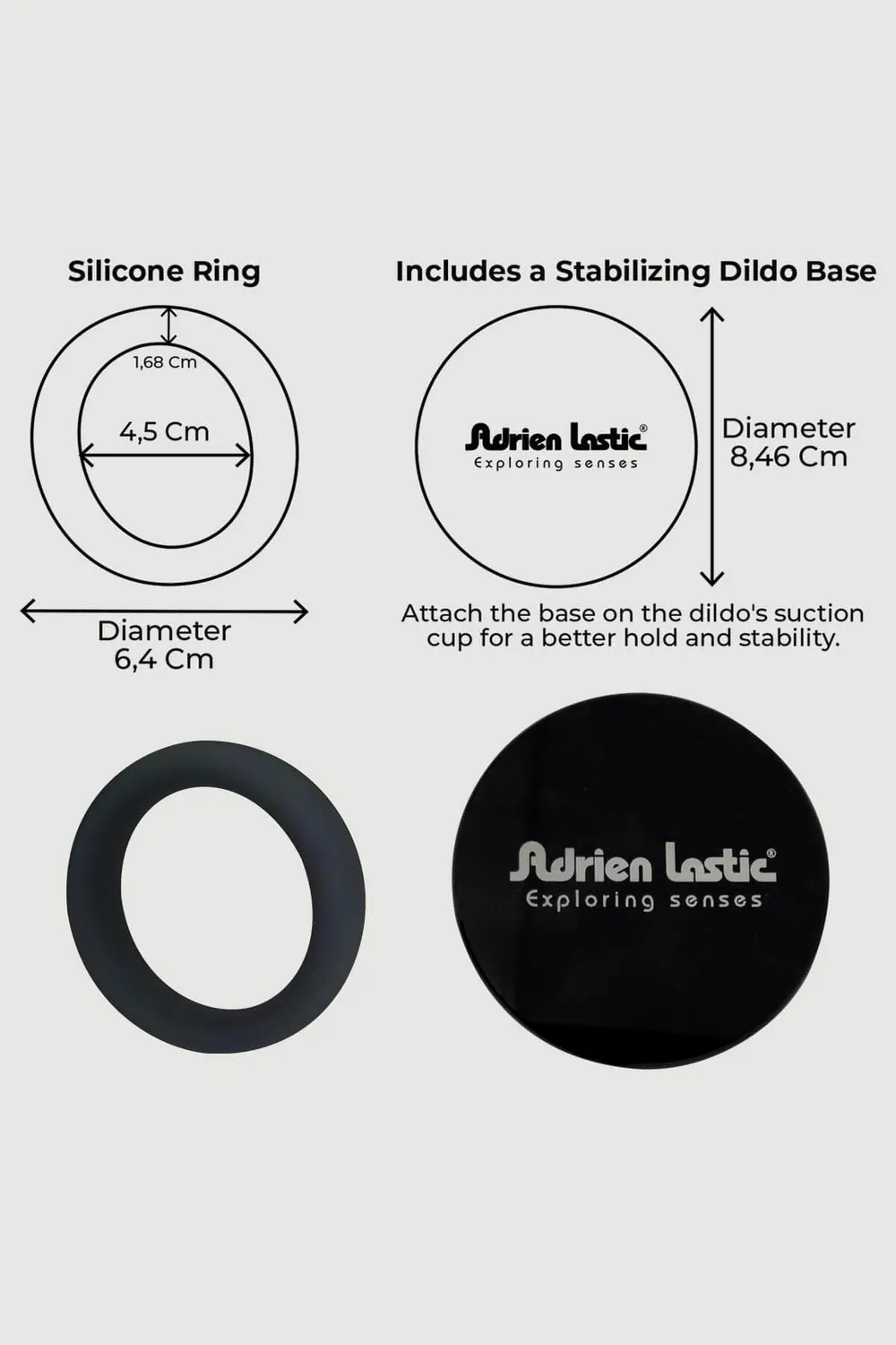 Adrien Lastic Lastic Strap-On harnas katoen verstelbaar
