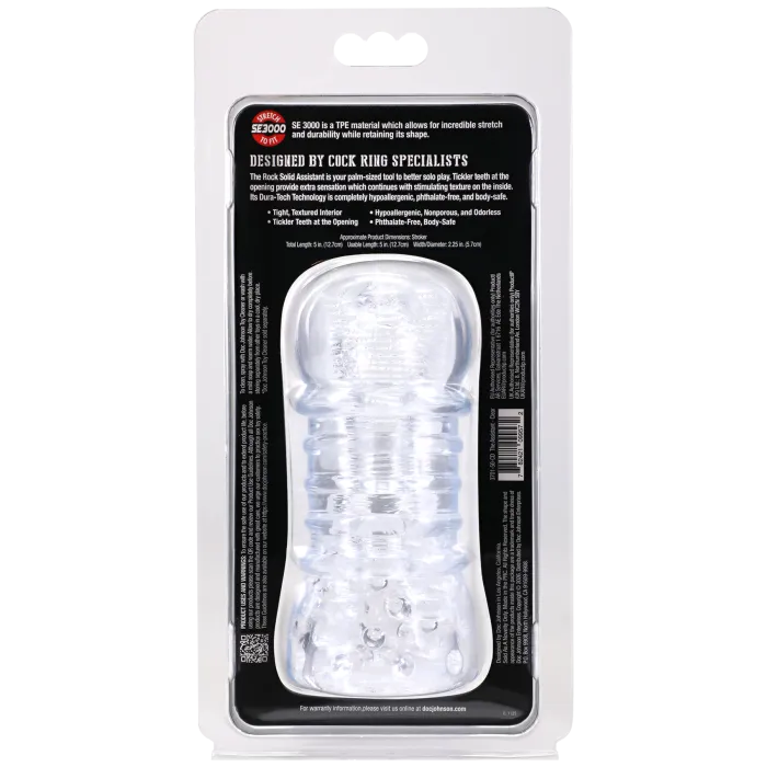 Rock Solid The Assistant stroker transparant TPE