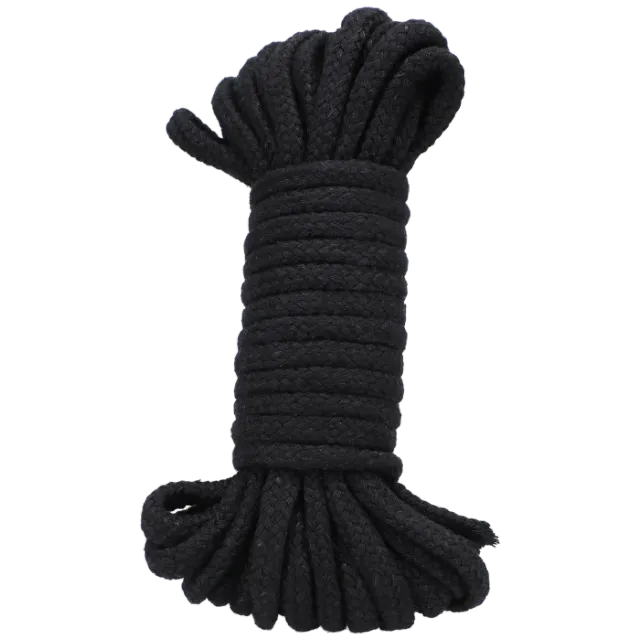The Classics In A Bag katoenen bondage touw zwart 10 m