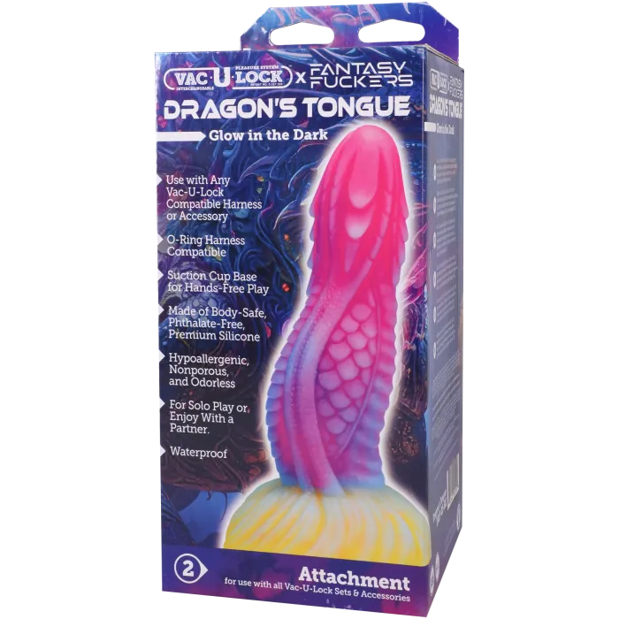 The Classics Fantasy Dragon's Tongue dildo multi silicone