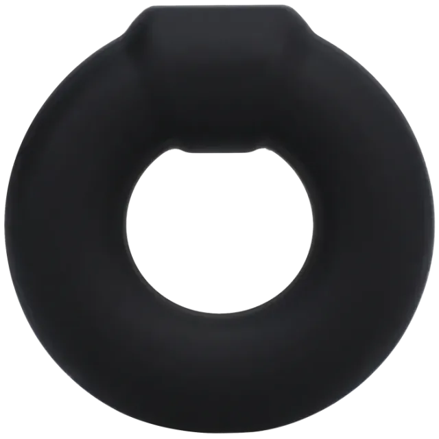 ROCK SOLID Mega Ring cockring zwart siliconen met nop