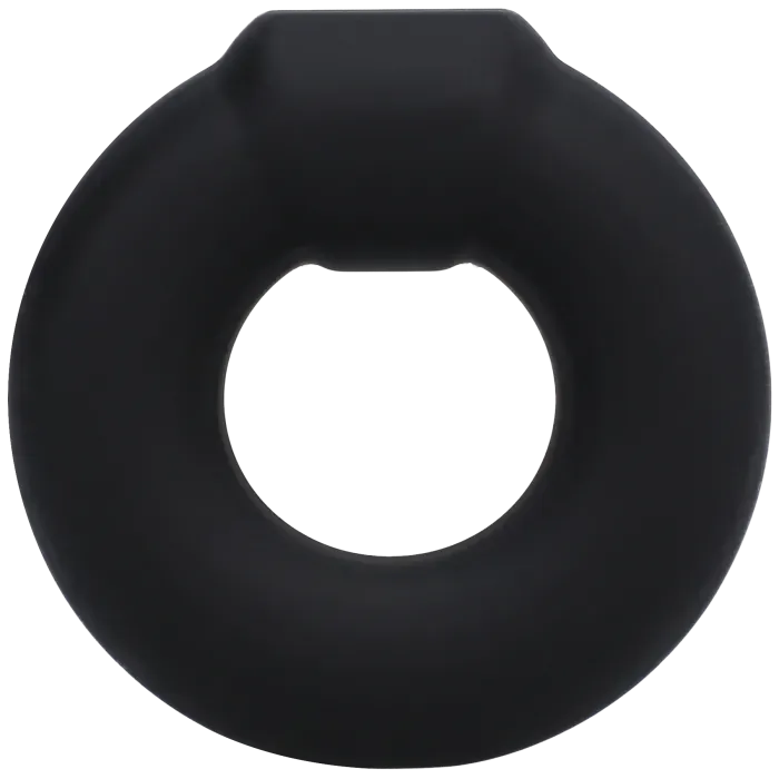 ROCK SOLID Mega Ring cockring zwart siliconen met nop