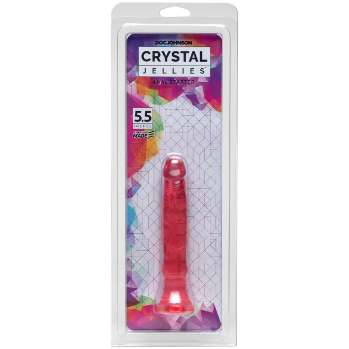 Crystal Jellies Anal Starter buttplug 14 cm roze