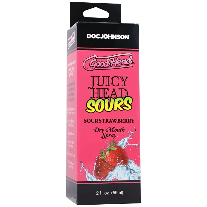 GoodHead Juicy Head Sours mondspray Sour Strawberry 59ml