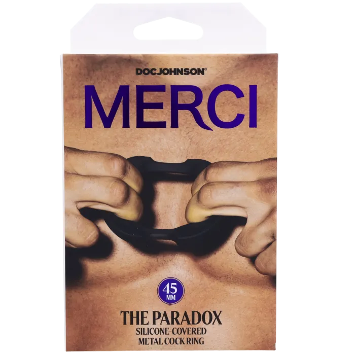 Merci The Paradox 45mm cockring metaal siliconen
