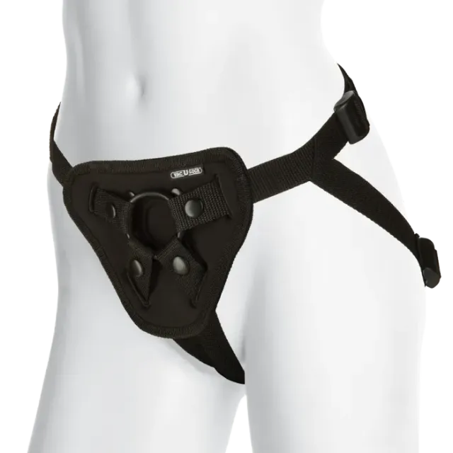 The Classics Vac-U-Lock Platinum Luxe harnas met plug