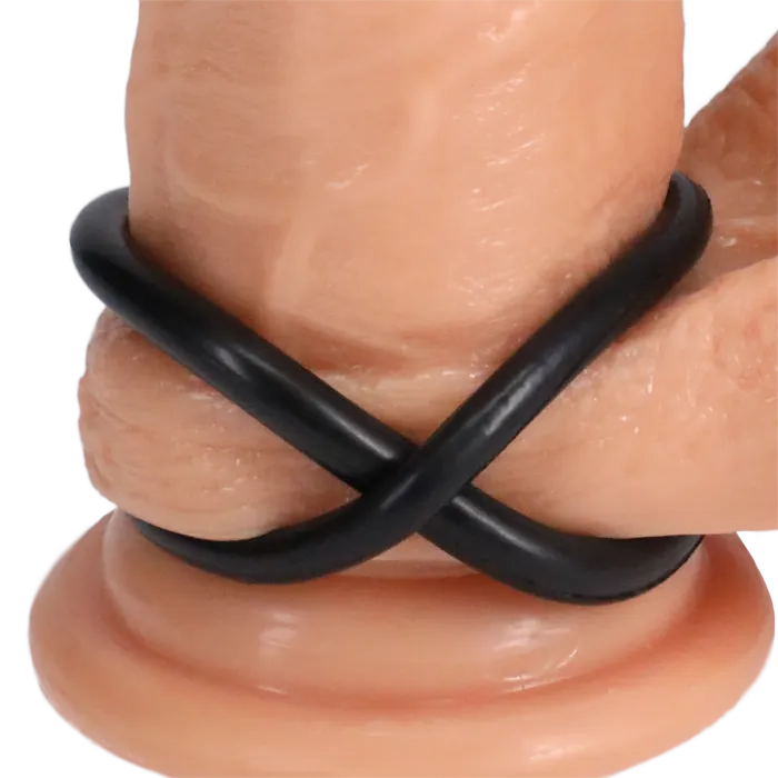 The Classics Rock Solid Tri-Pack cockring zwart 3 stuks