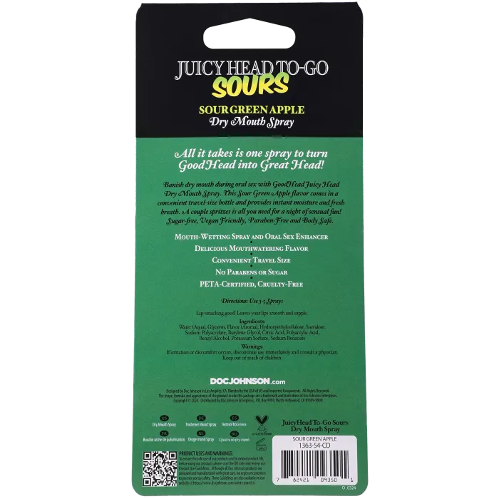 The Classics GoodHead Juicy Head spray sour apple 9 ml