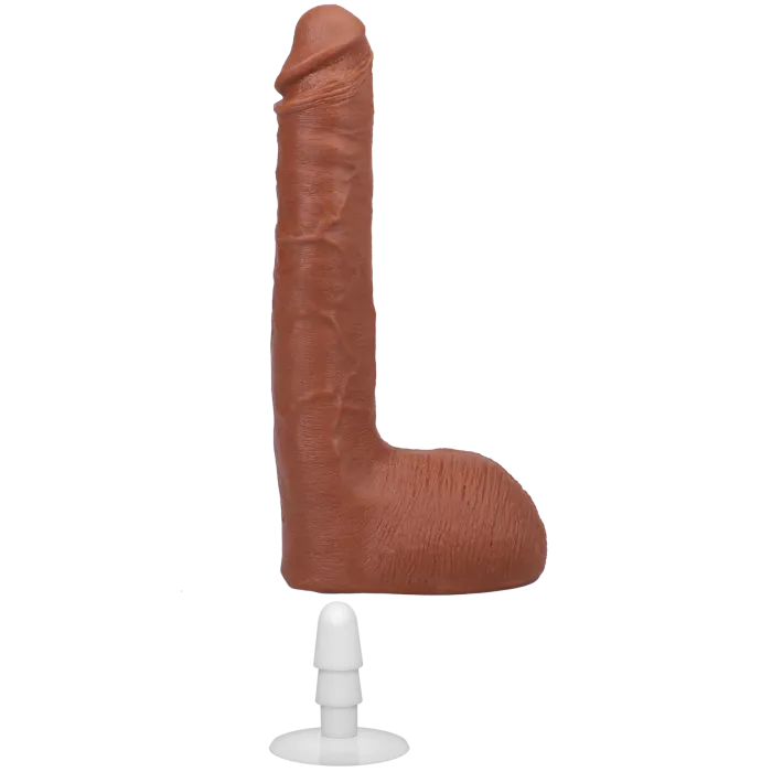 Signature Cocks Ricky Johnson dildo 10 inch ULTRASKYN zuignap