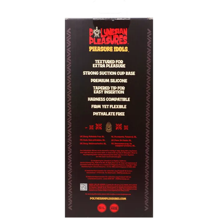 The Classics Pleasure Idols Ula Make Fire Idol dildo rood siliconen