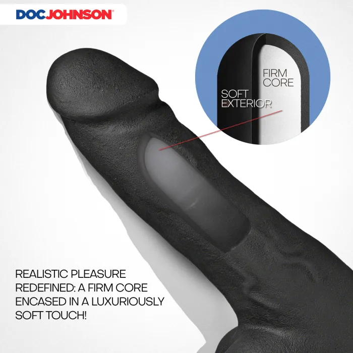 The Classics Merci Perfect Cock dildo 7.5 inch zwart