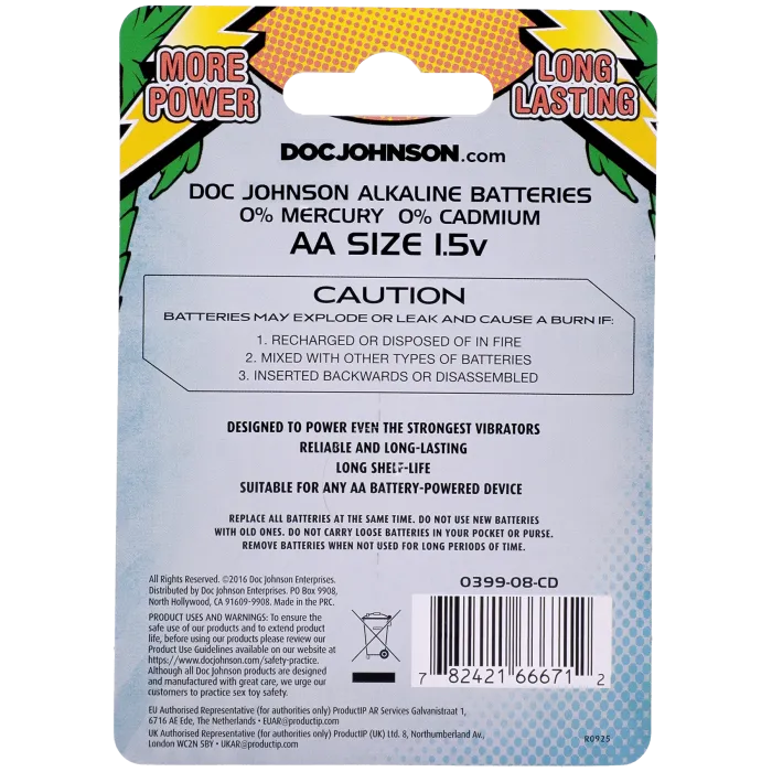 Doc Johnson Alkaline AA batterijen 4 stuks extra krachtig