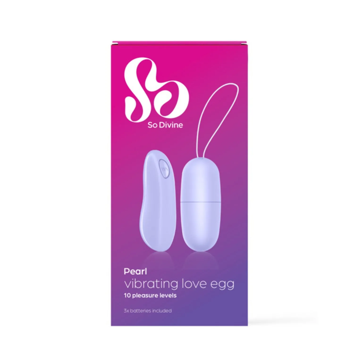 So Divine Pearl love egg vibrerend afstandsbediening