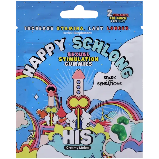 Happy Schlong gummies creamy melon voor hem single stimulerend