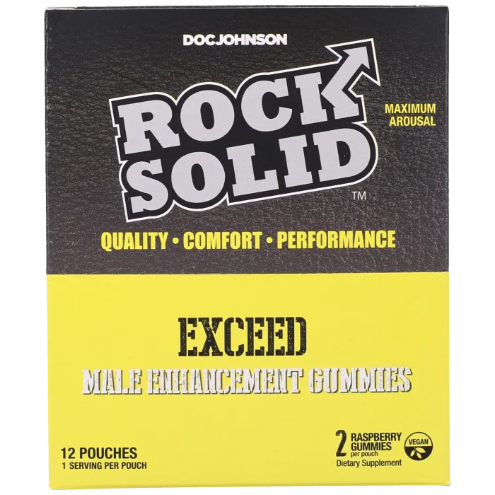 The Classics Rock Solid Exceed gummies framboos 2 stuks