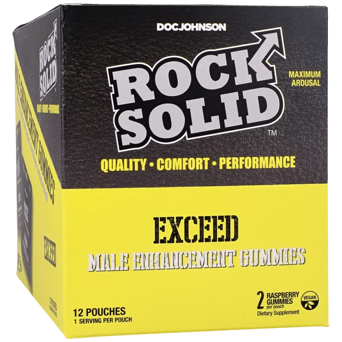 The Classics Rock Solid Exceed gummies framboos 2 stuks