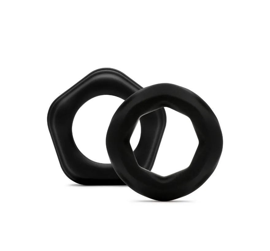 So Divine Classic silicone cockringen 2-pack