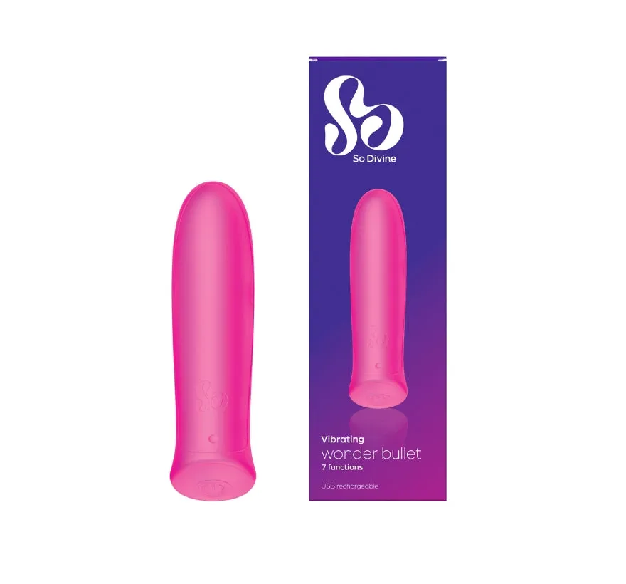 So Divine Wonder Bullet vibrator roze oplaadbaar