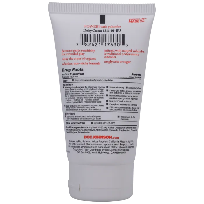 The Classics Intimate Enhancements Power+ vertragingscrème 56,6 g