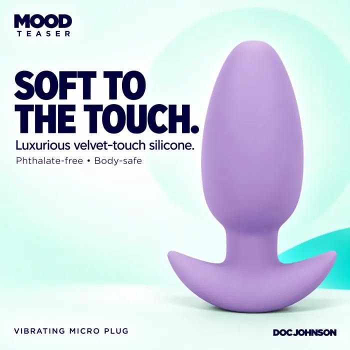 Mood Teaser vibrerende microplug silicone lavendel