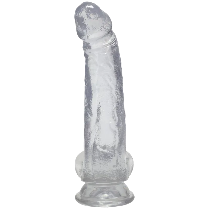 The Classics Crystal Jellies dildo 20cm transparant met zuignap