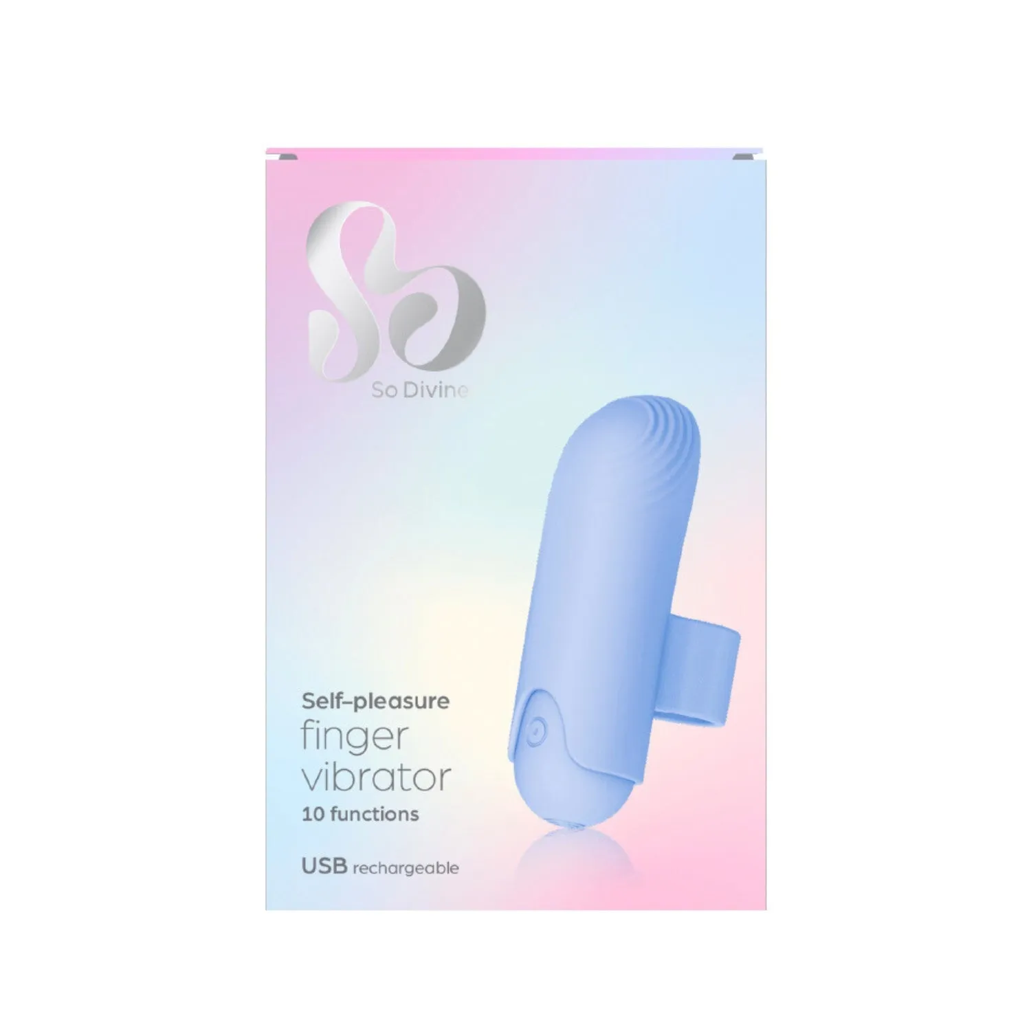 So Divine 2in1 Vinger Vibrator met Bullet 10 Functies
