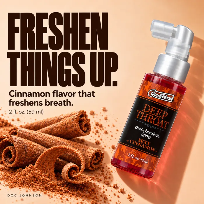 The Classics GoodHead Deep Throat spray kaneel 59 ml